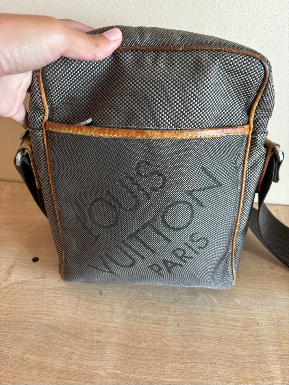 Louis Vuitton Brown and Black Messenger Bag